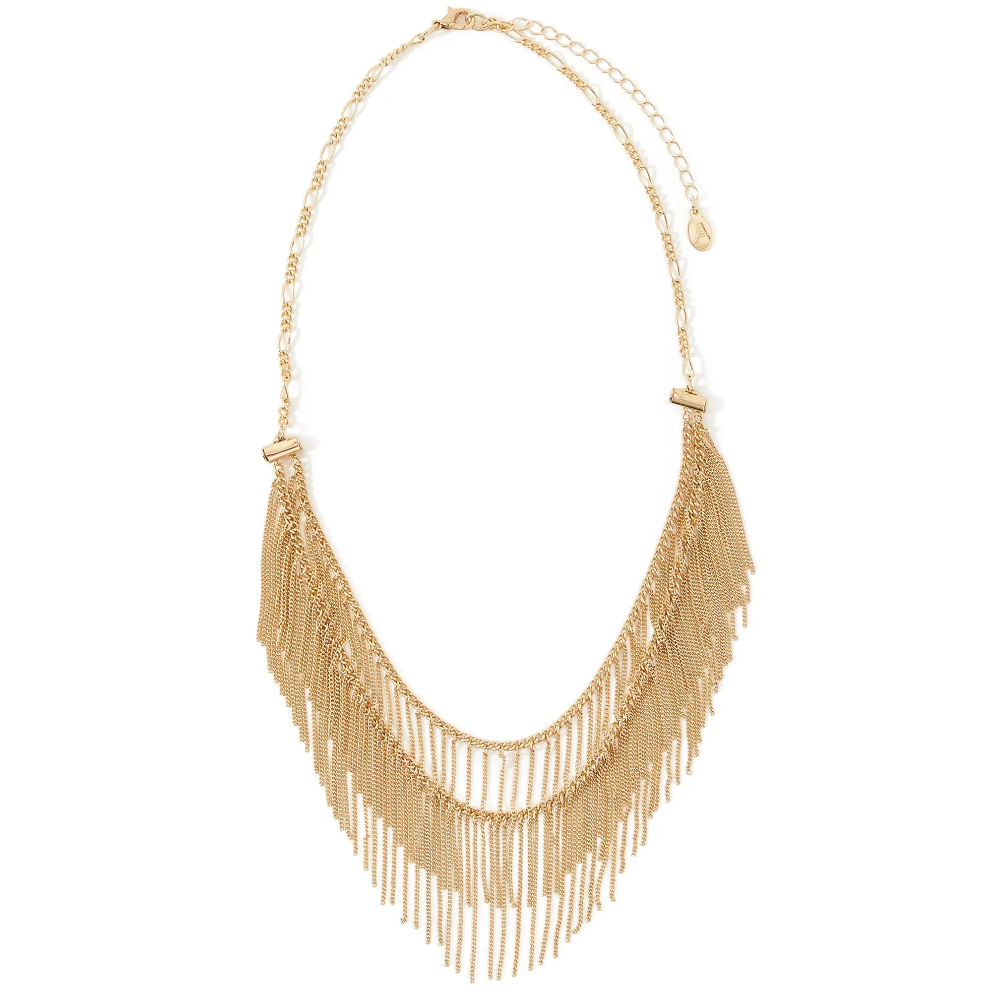 Accessorize London Women's Fine Tassel Layered Necklace
