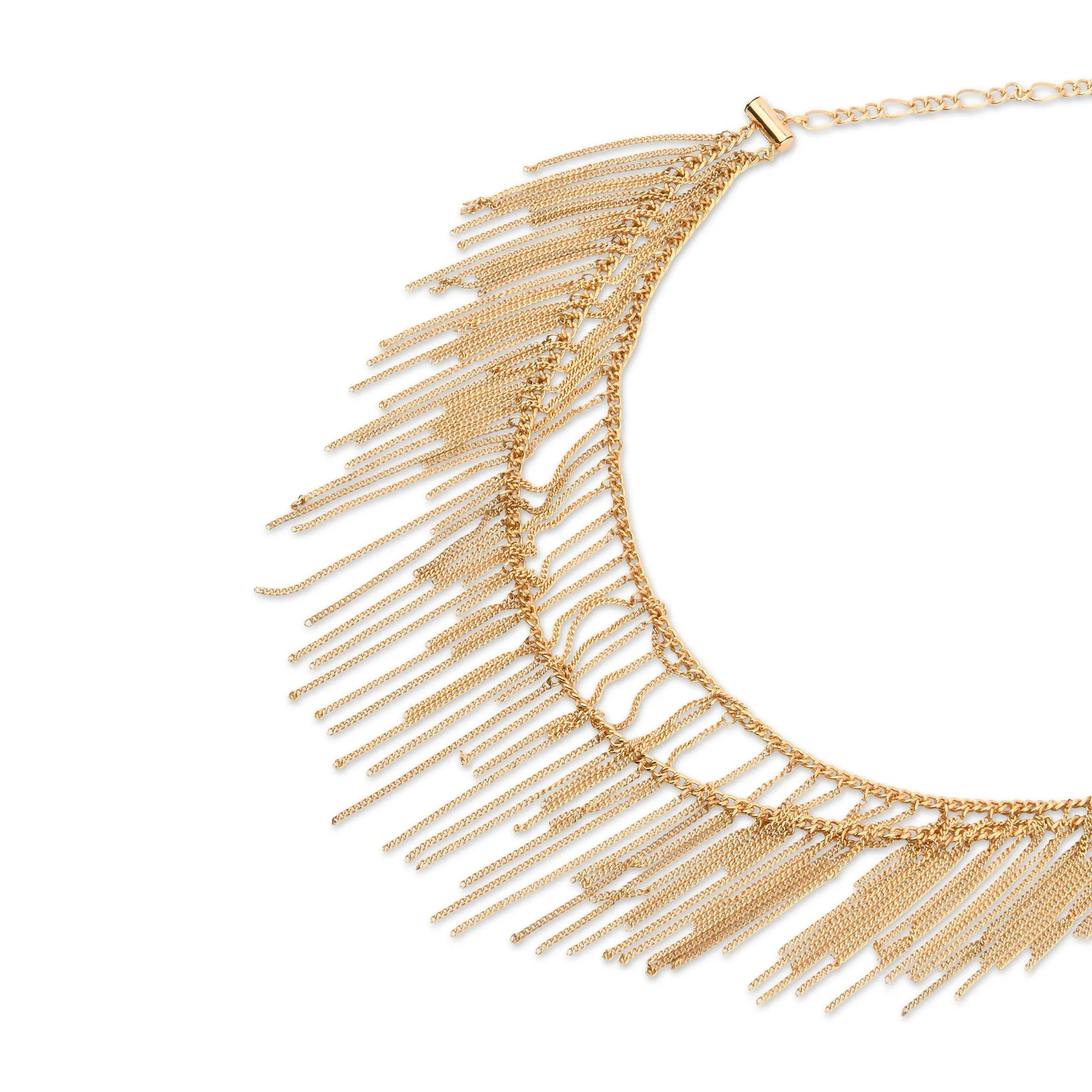 Accessorize London Women's Fine Tassel Layered Necklace