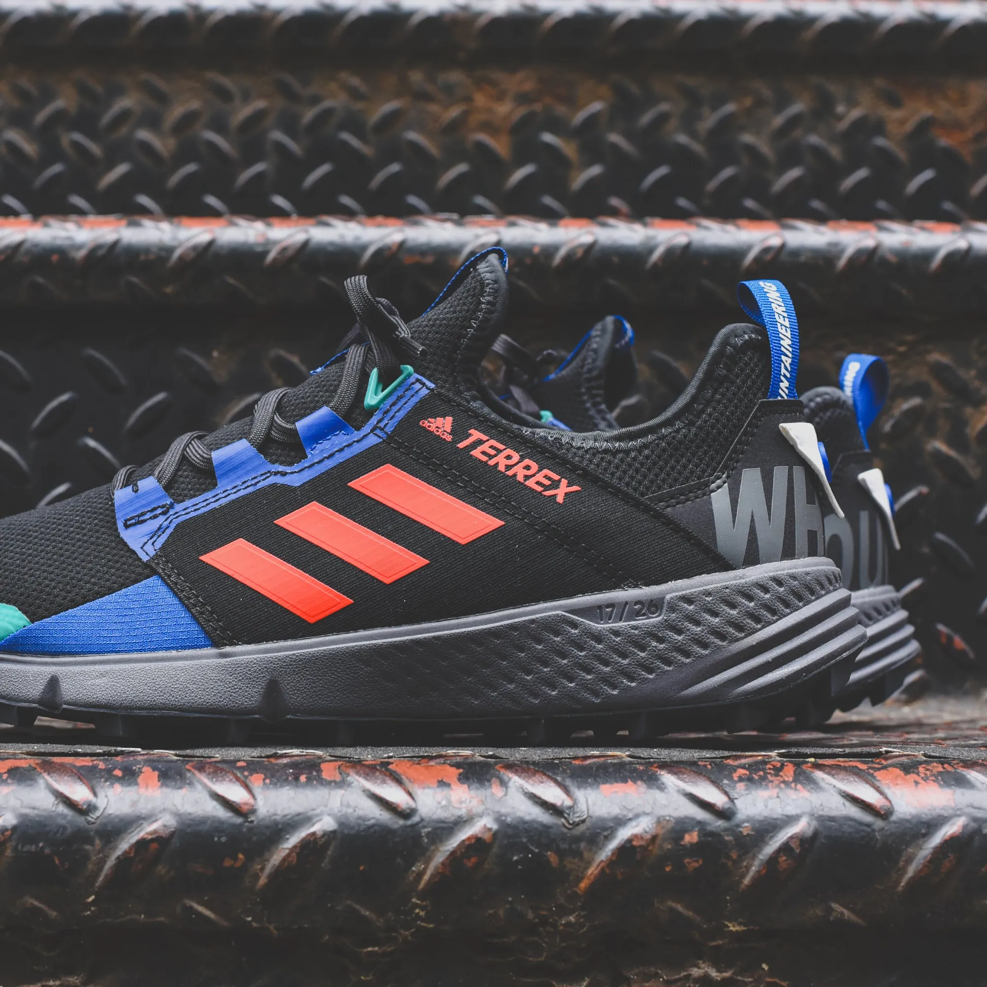 adidas Consortium x White Mountaineering Agravic Speed   - Core Black / Active Orange