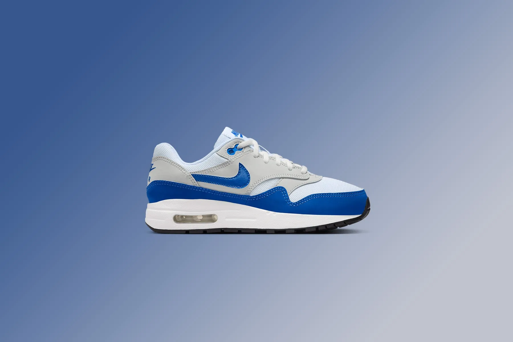 Air Max 1 '86 (GS) 'Royal Blue' - White/Game Royal/Neutral Grey