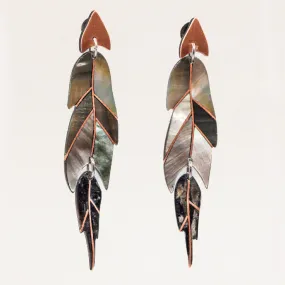 Ajei Feather Swing Earrings
