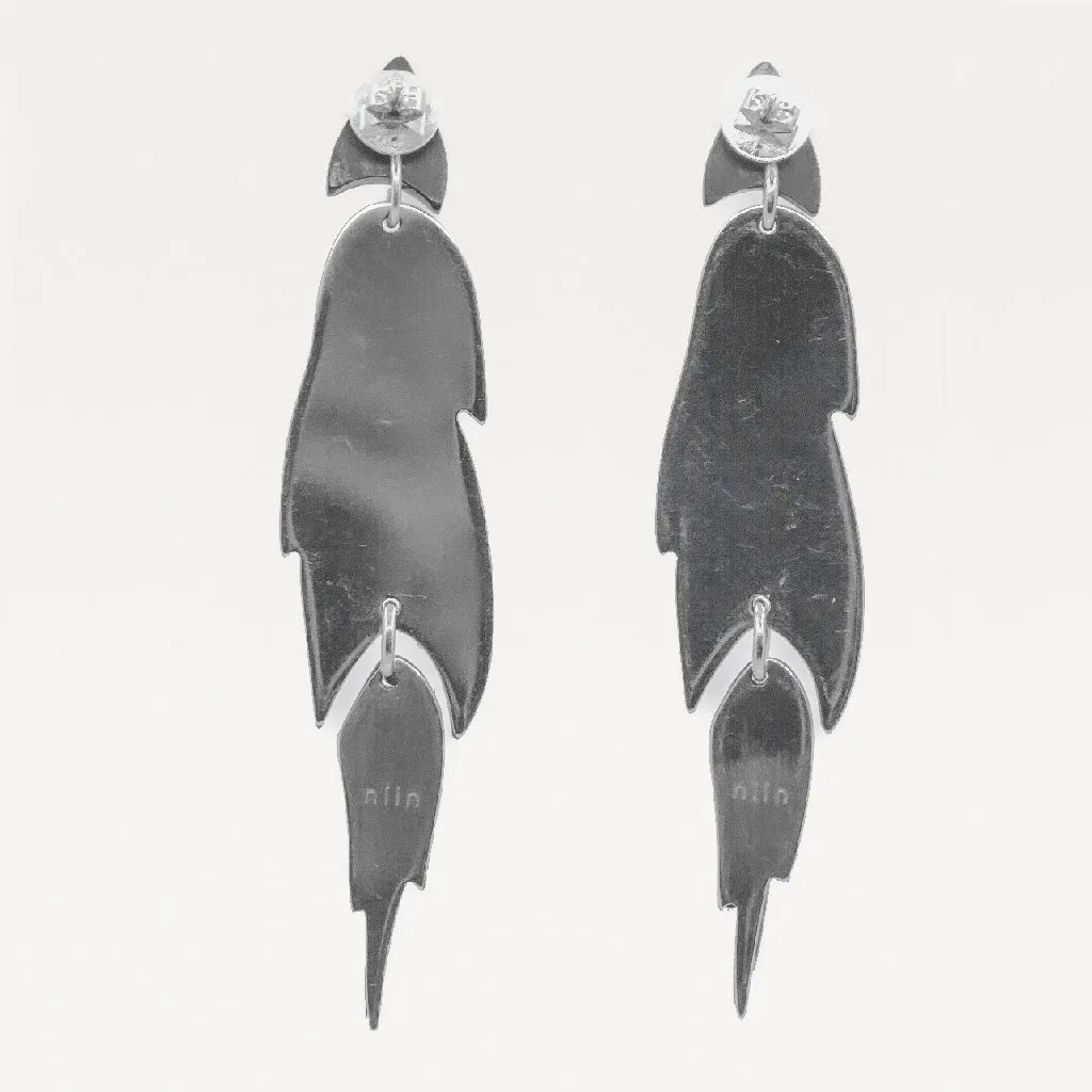 Ajei Feather Swing Earrings