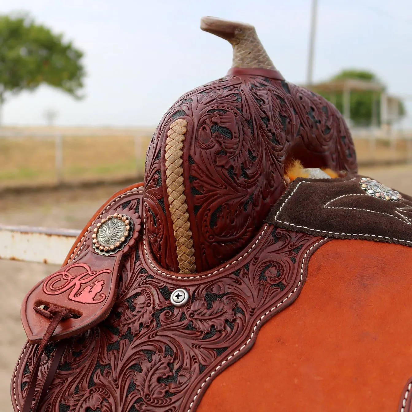 Alamo Saddlery 15 KT001 Barrel Racer Saddle