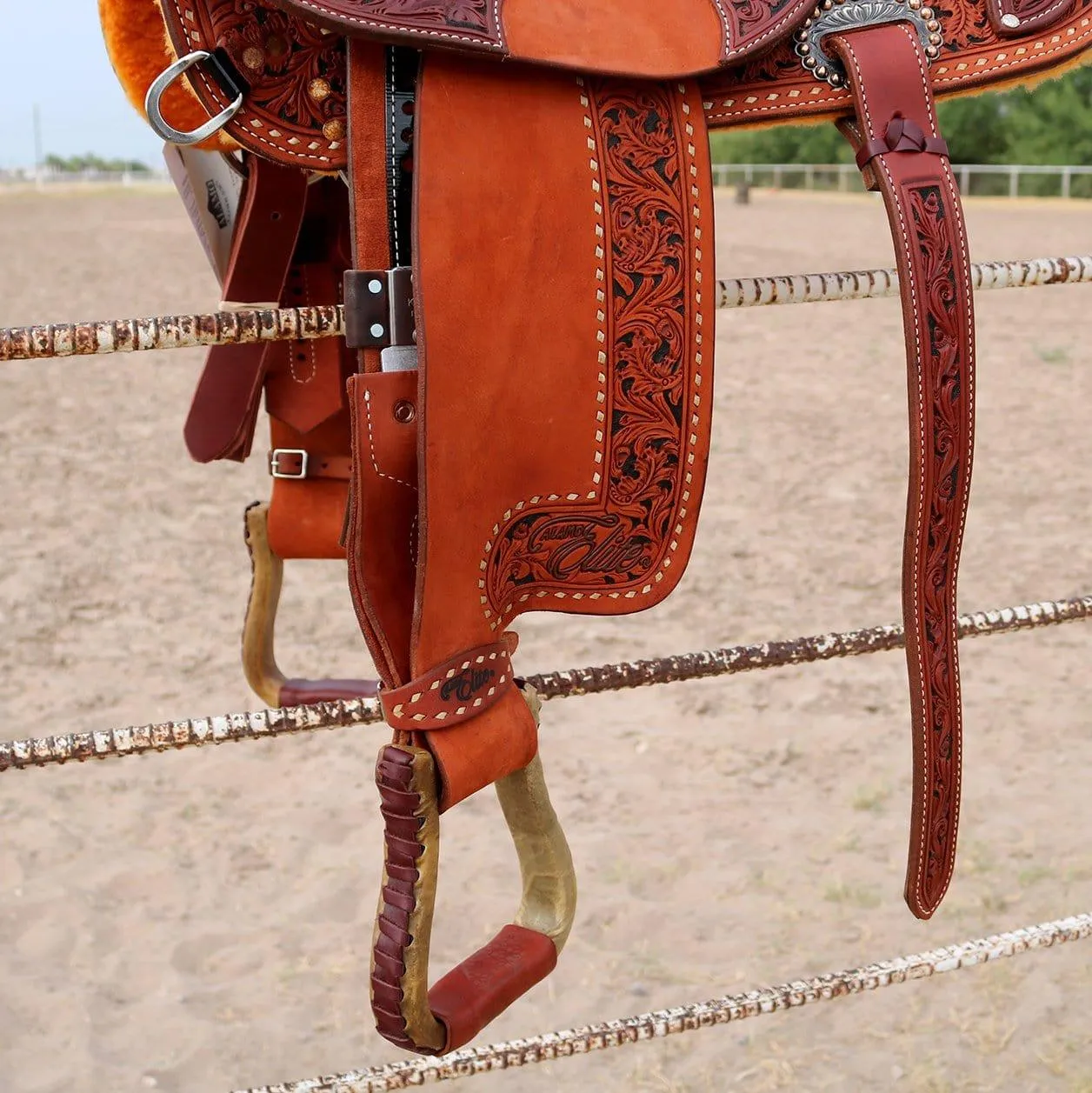 Alamo Saddlery 15 KT001 Barrel Racer Saddle