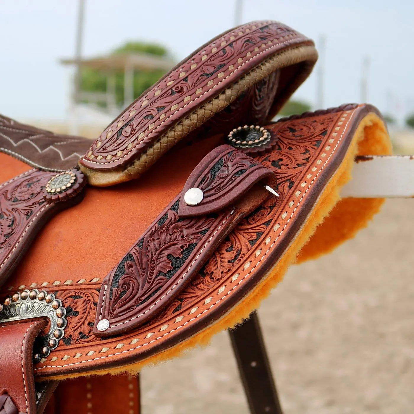Alamo Saddlery 15 KT001 Barrel Racer Saddle