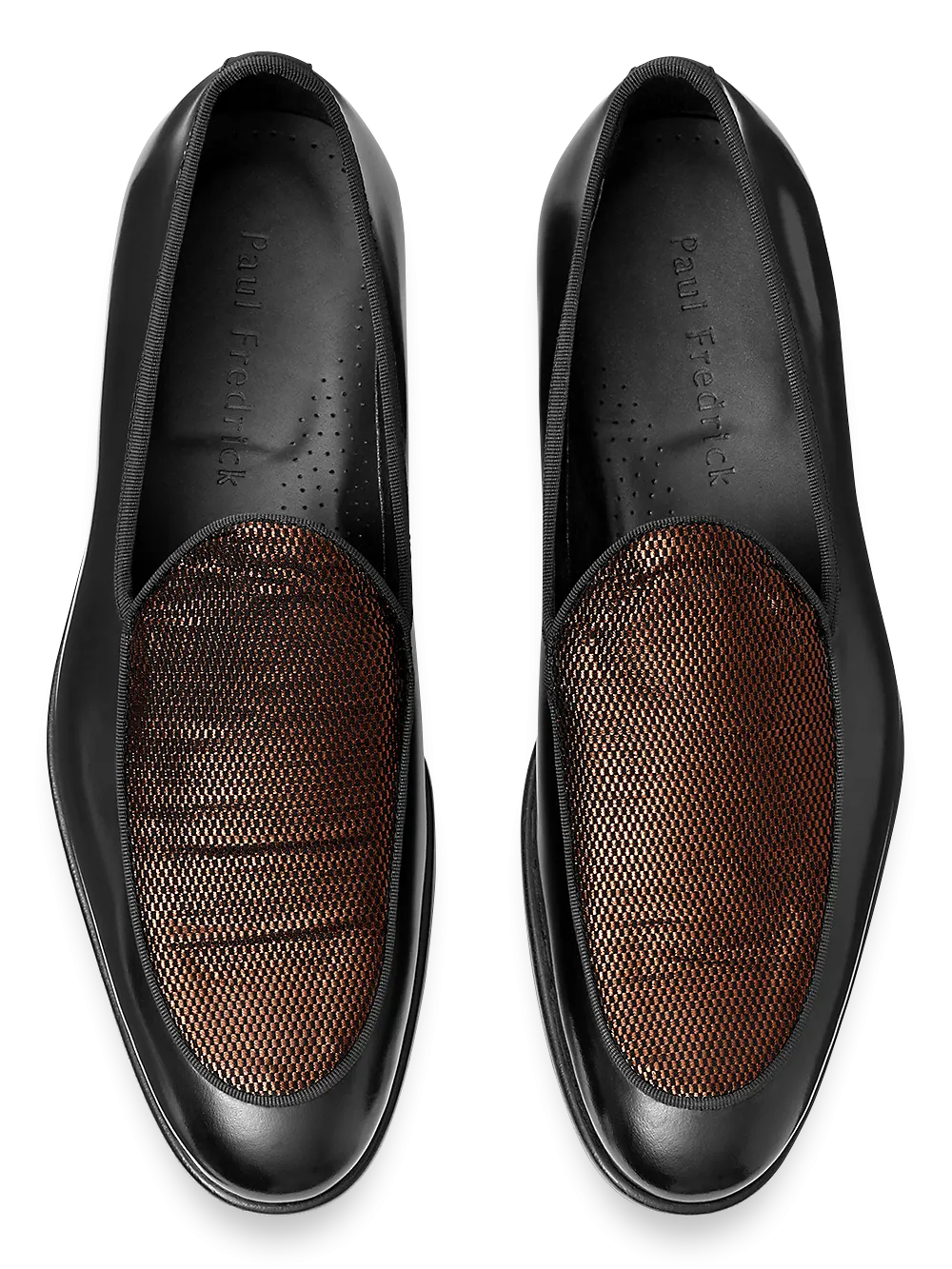 Atlas Venetain Loafer - Black/copper