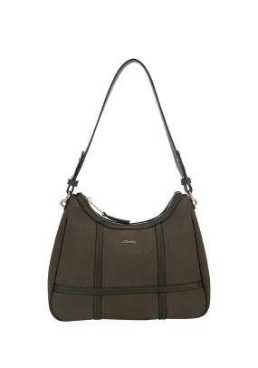Atria Herringbone Hobo Bag