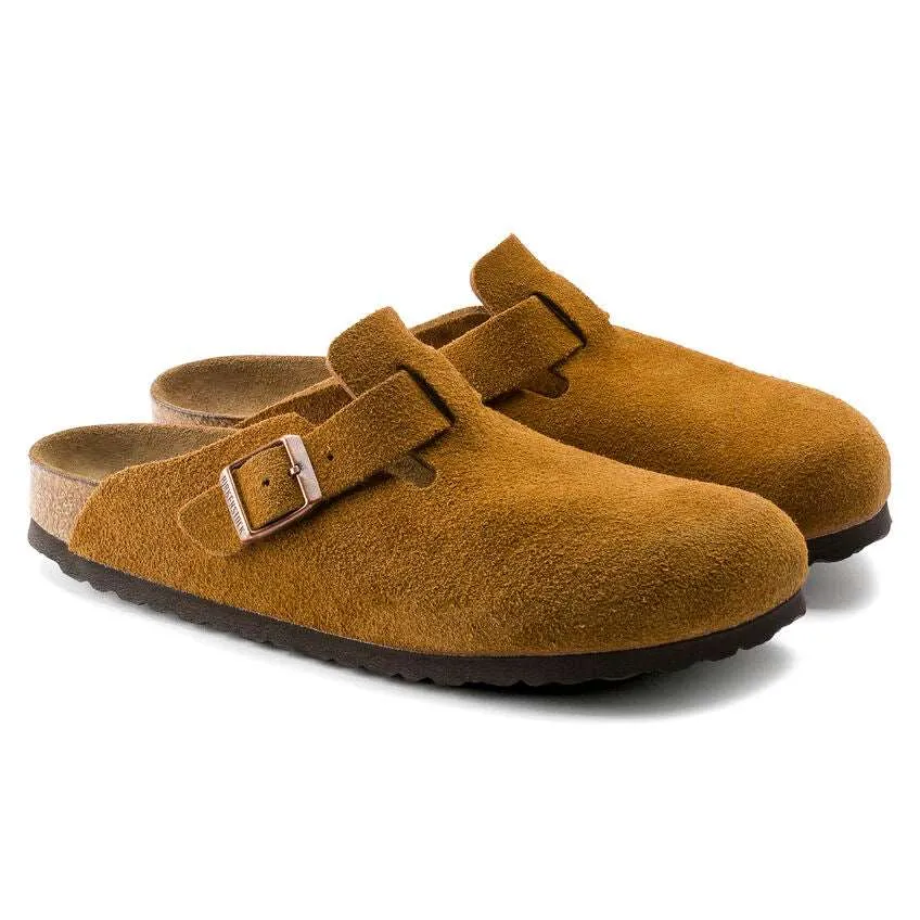Birkenstock Boston Mink Suede Unisex
