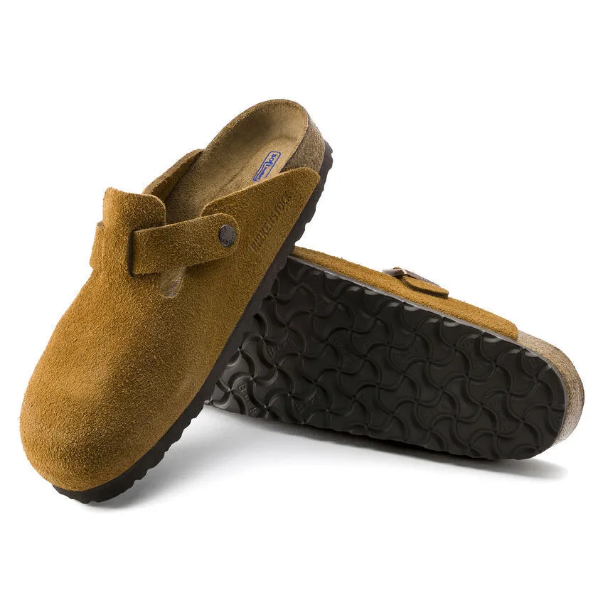 Birkenstock Boston Mink Suede Unisex