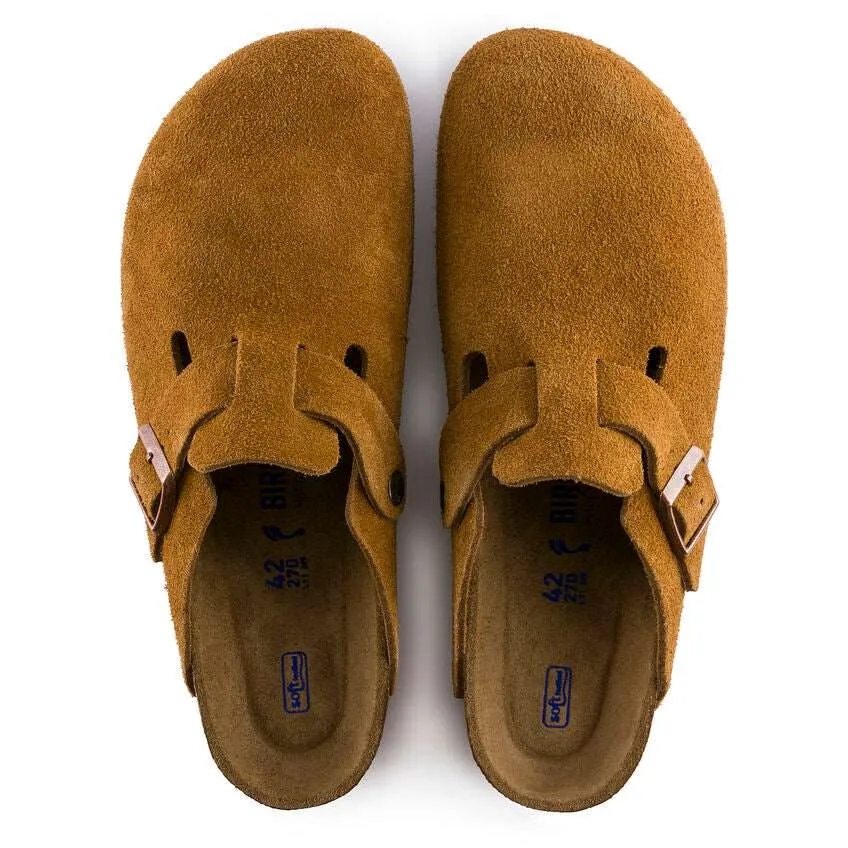 Birkenstock Boston Mink Suede Unisex