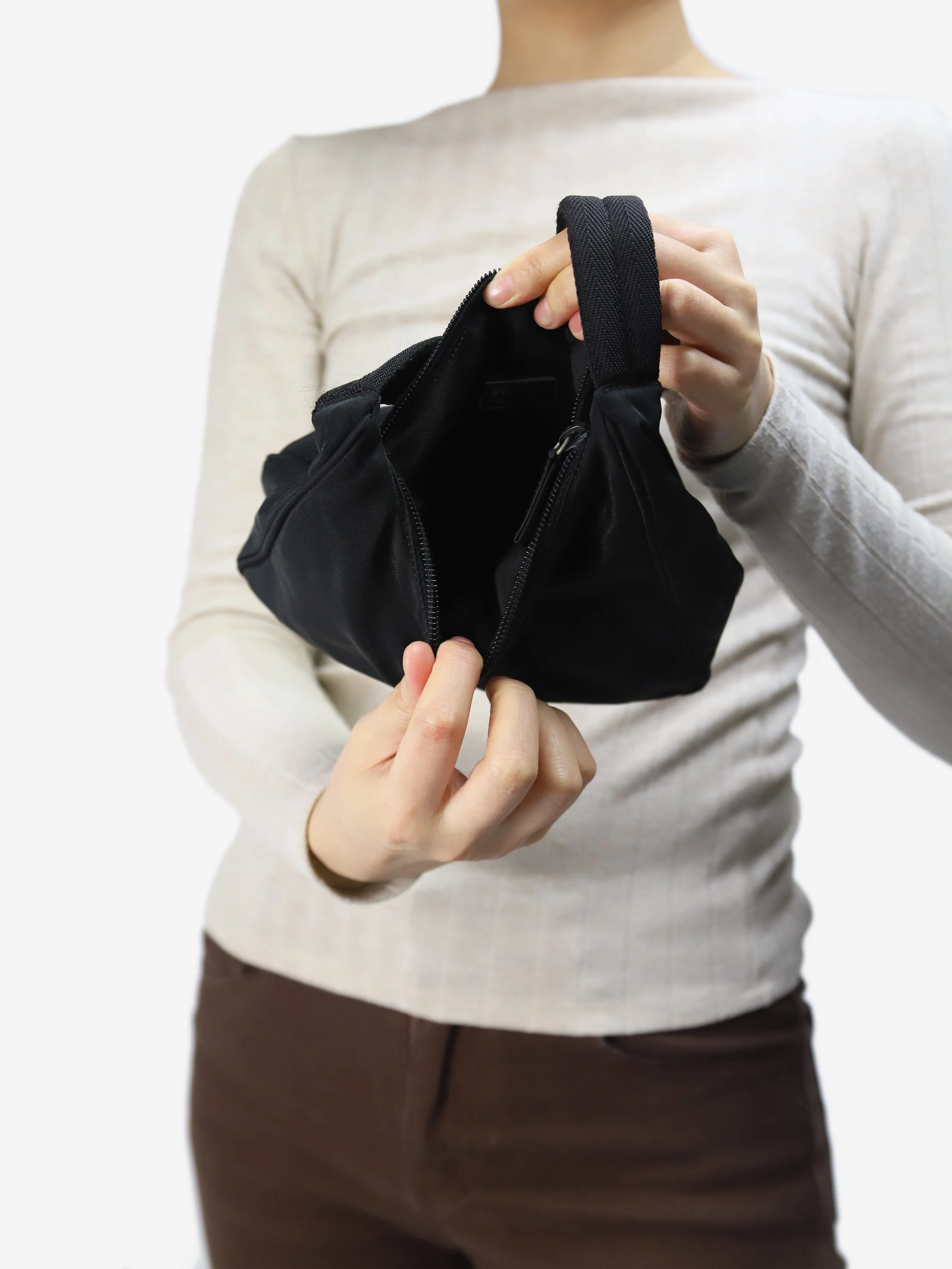Black Re-Nylon Re-Edition 2000 mini bag