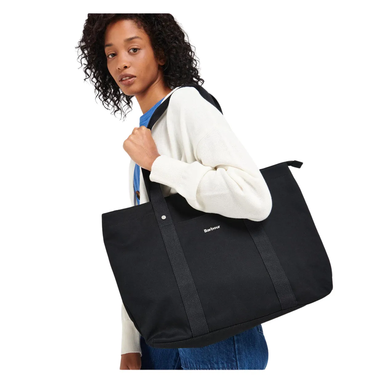 Borsa Barbour Olivia Tote Bag Nero