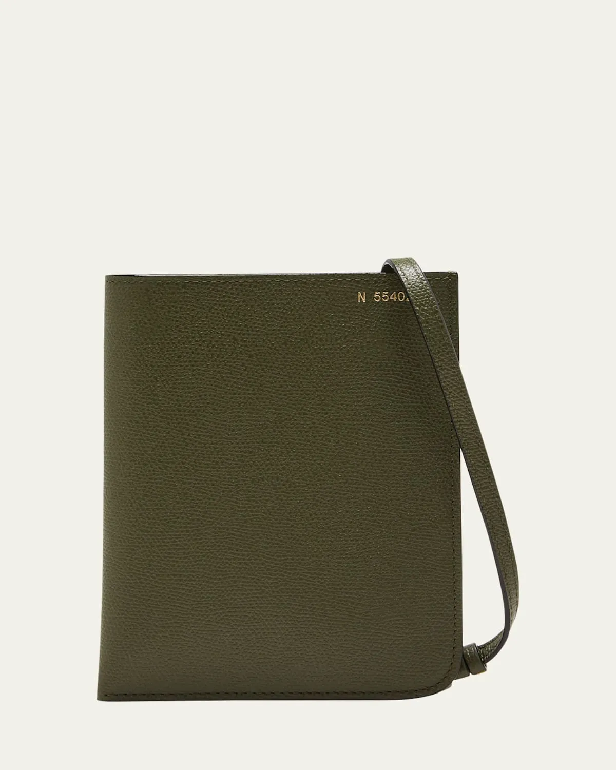 Borsa Flat Calfskin Crossbody Bag