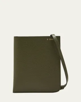 Borsa Flat Calfskin Crossbody Bag