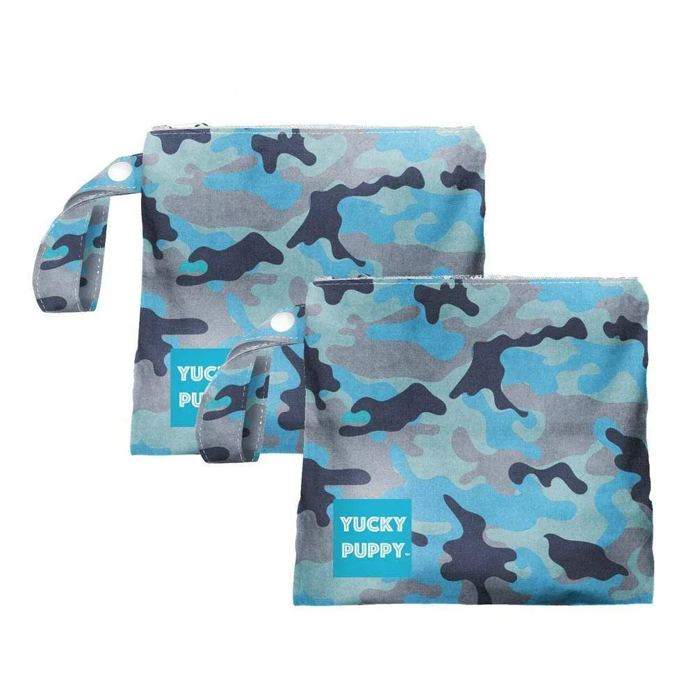Camo Dog Poop Bag Holders - FOUR COLORS (Set of 2)