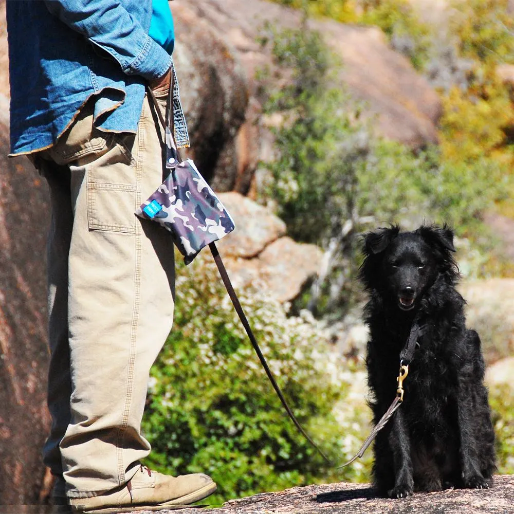Camo Dog Poop Bag Holders - FOUR COLORS (Set of 2)
