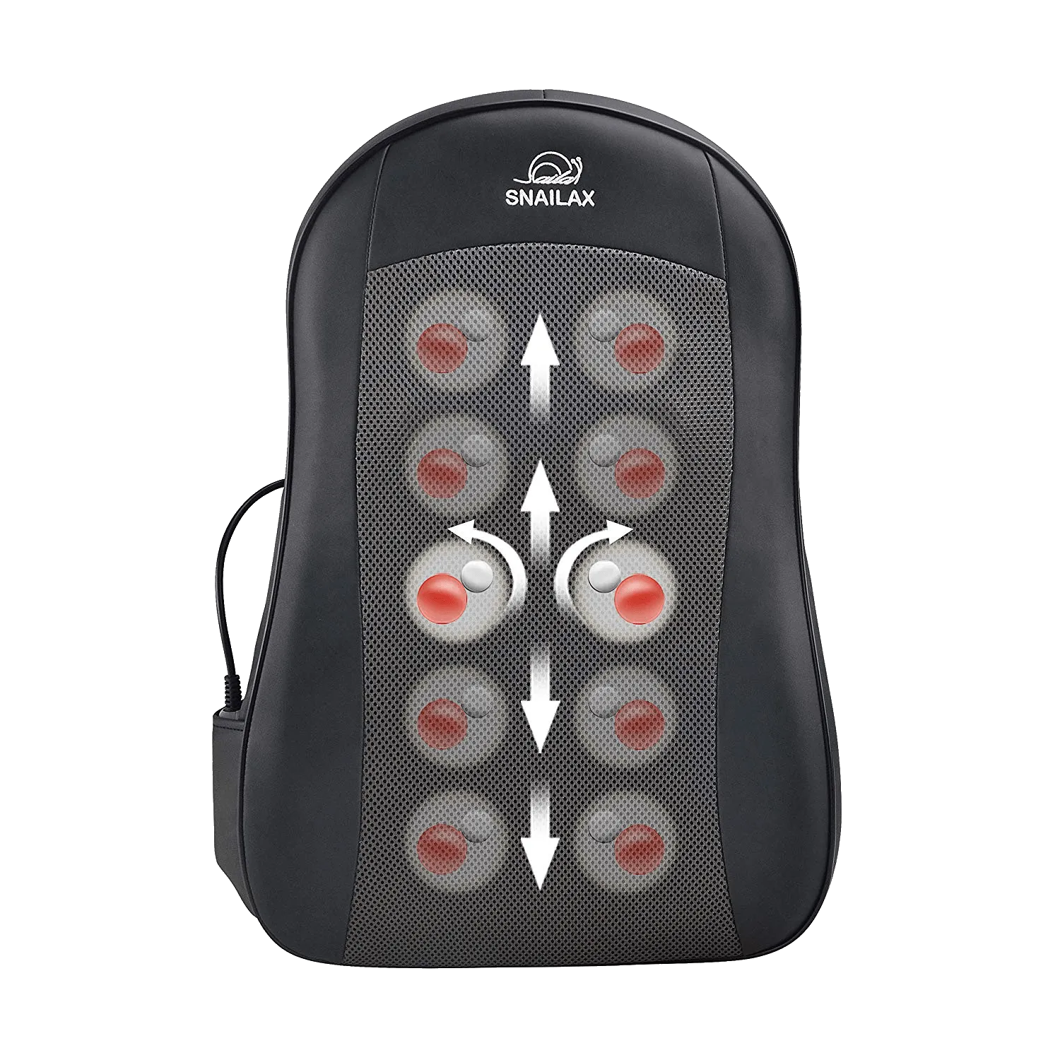 Certified Refurbished - Cordless Shiatsu Back Massager with Heat Portable Kneading Massage Cushion Massage Chair Pad -166-USED