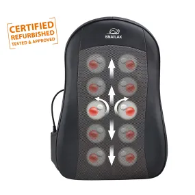 Certified Refurbished - Cordless Shiatsu Back Massager with Heat Portable Kneading Massage Cushion Massage Chair Pad -166-USED