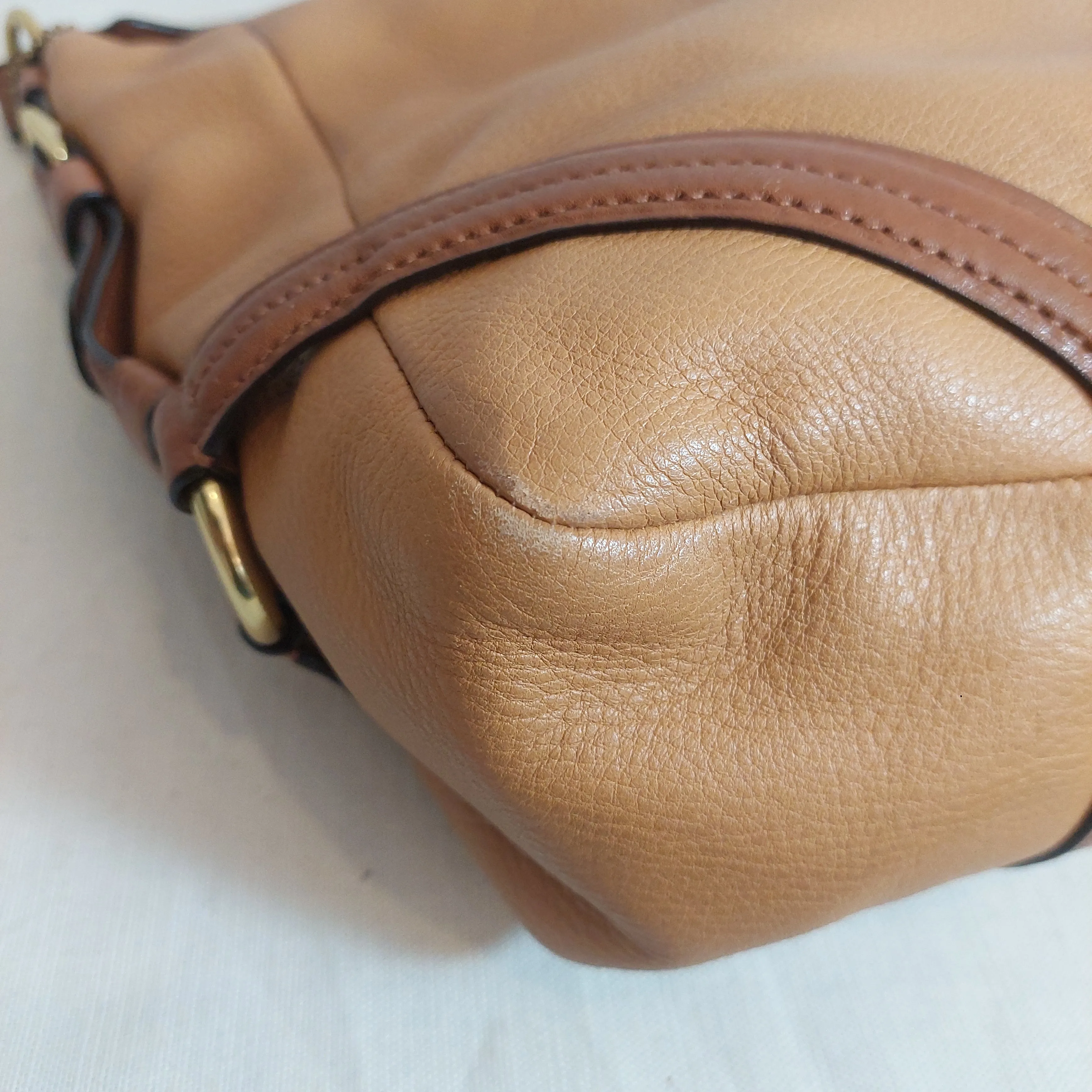Coach Tan Leather Katarina Hobo Bag | Pre loved |