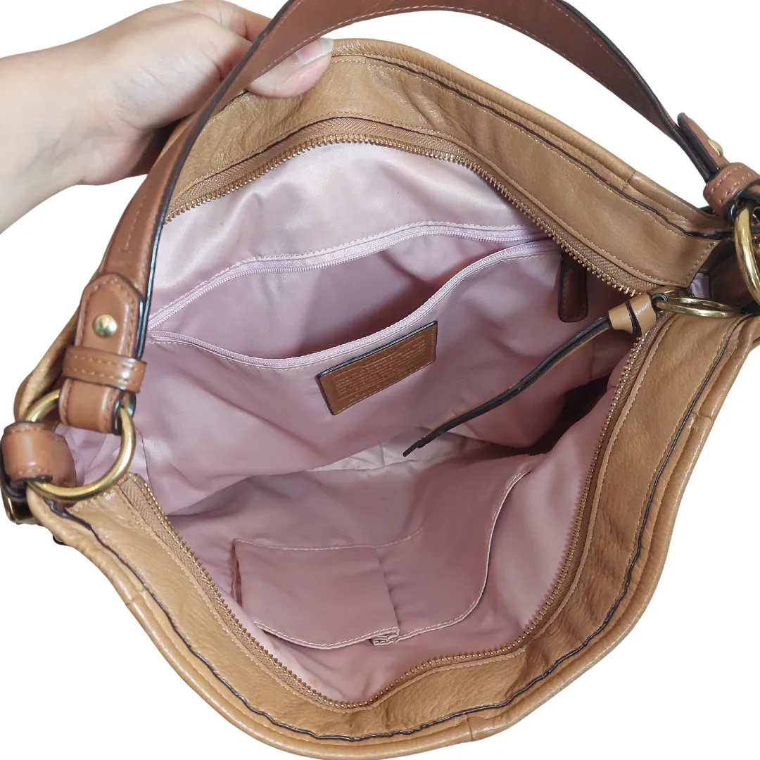 Coach Tan Leather Katarina Hobo Bag | Pre loved |