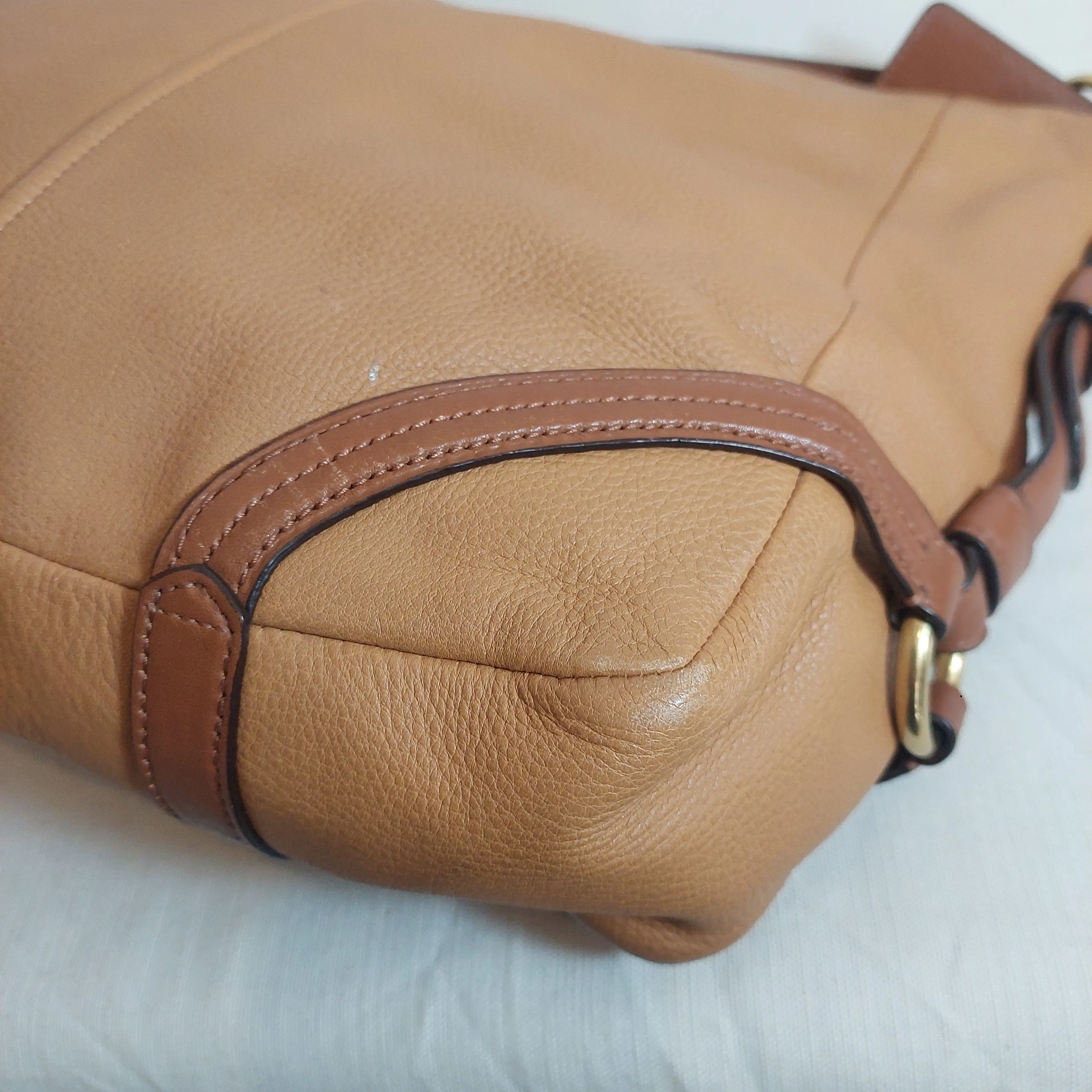 Coach Tan Leather Katarina Hobo Bag | Pre loved |