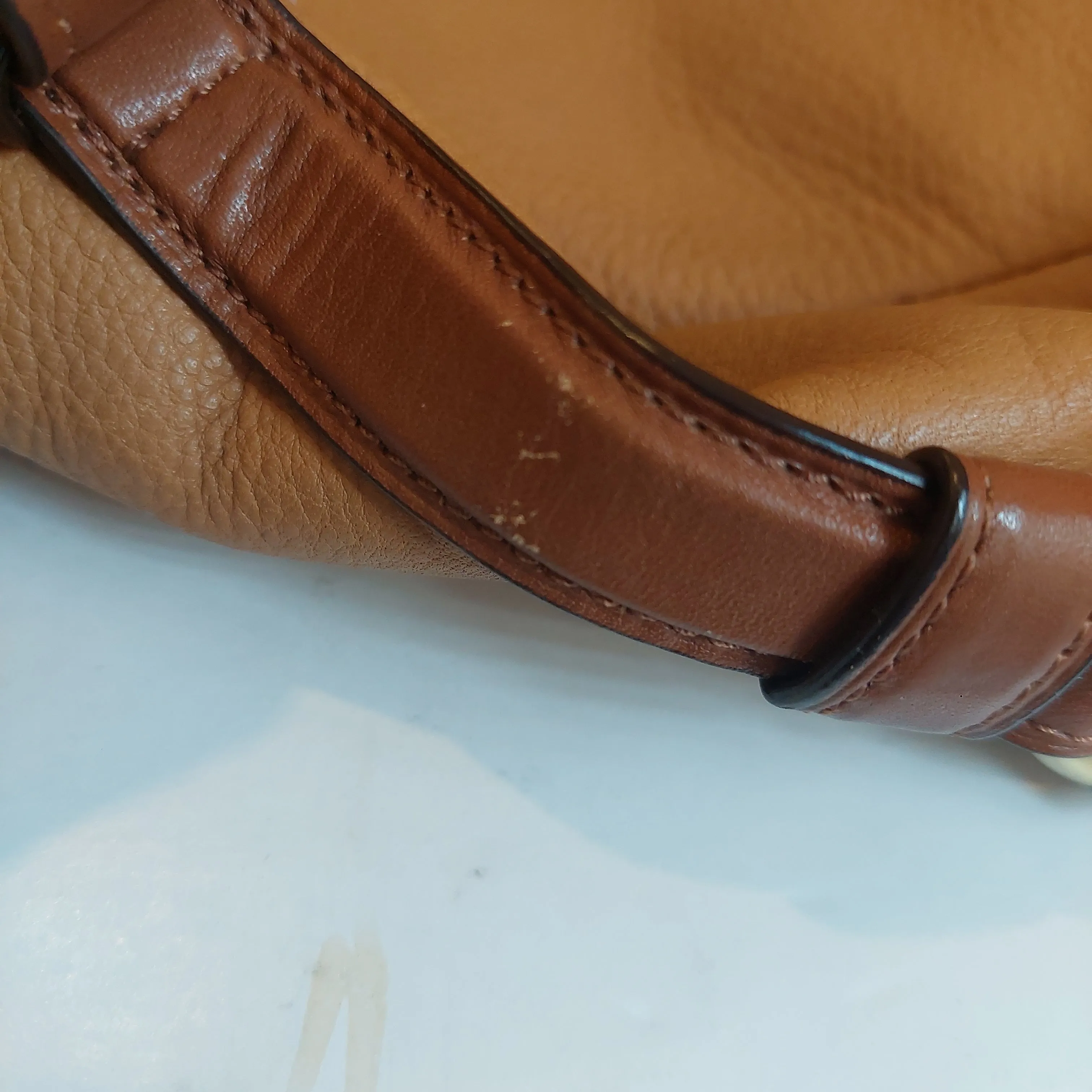Coach Tan Leather Katarina Hobo Bag | Pre loved |