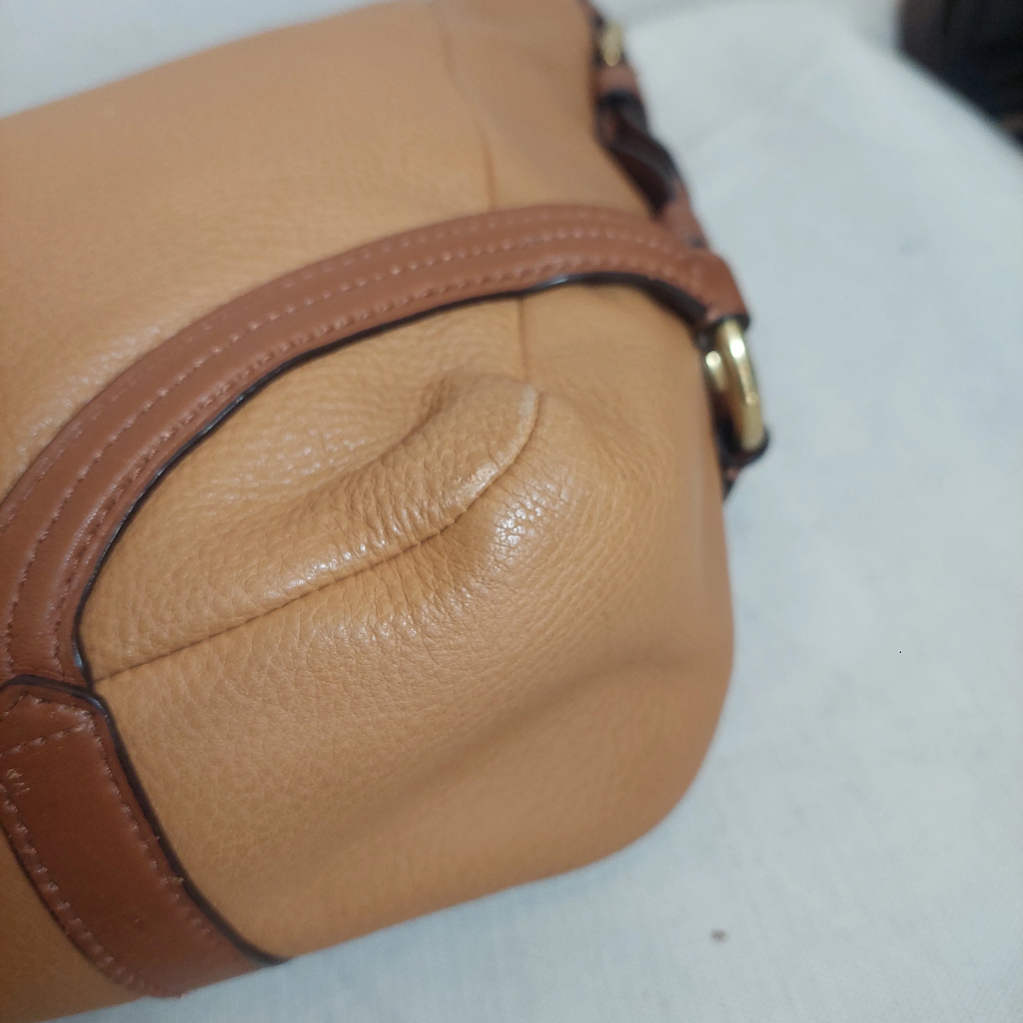 Coach Tan Leather Katarina Hobo Bag | Pre loved |