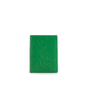 COMME des GARÇONS WALLETS Embossed Forest Wallet - Green
