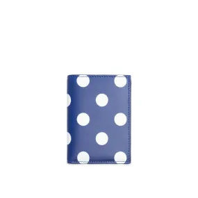 COMME des GARÇONS WALLETS Polka Dots Printed Wallet - Navy