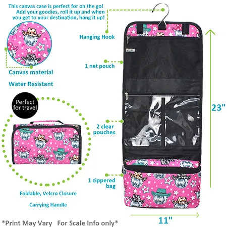 Disco Cowgirl NGIL Traveling Toiletry Bag