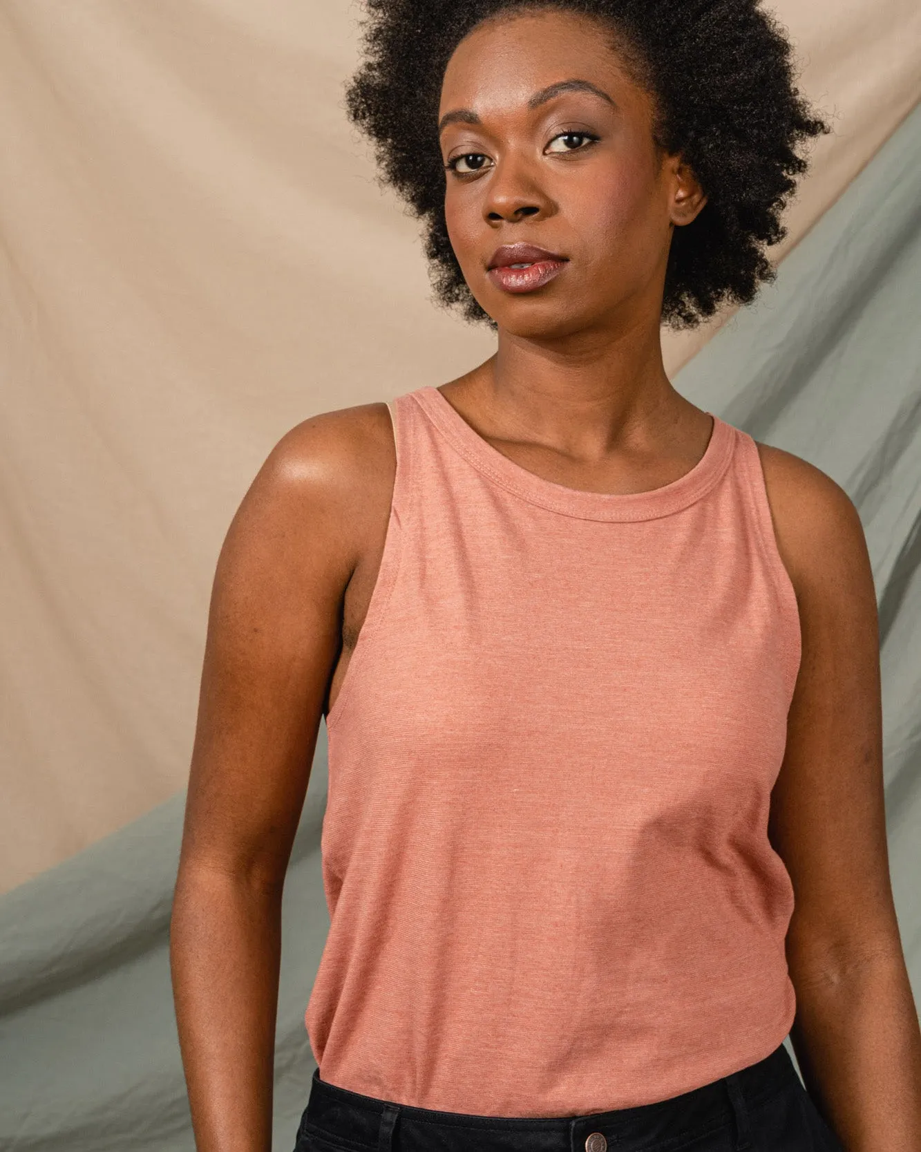 EcoKnit High Neck Tank