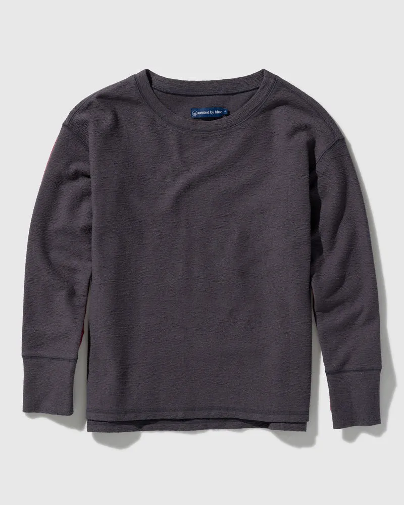 EcoKnit Textured Long-Sleeve Tee