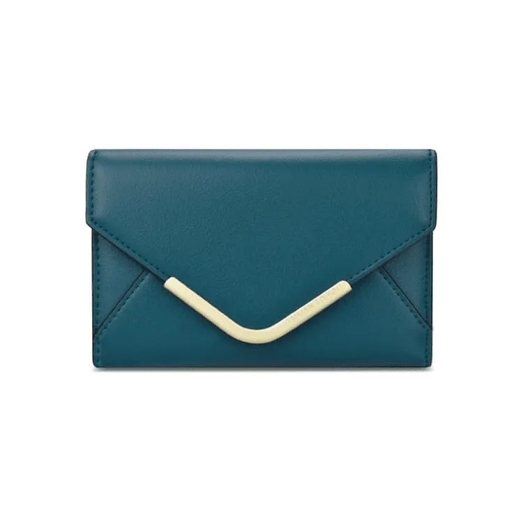 Envelope Style Flap Trifold Wallet