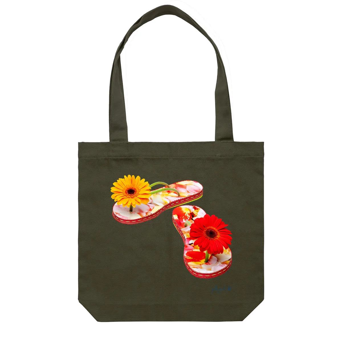 Gerbera Jandals Tote Bag