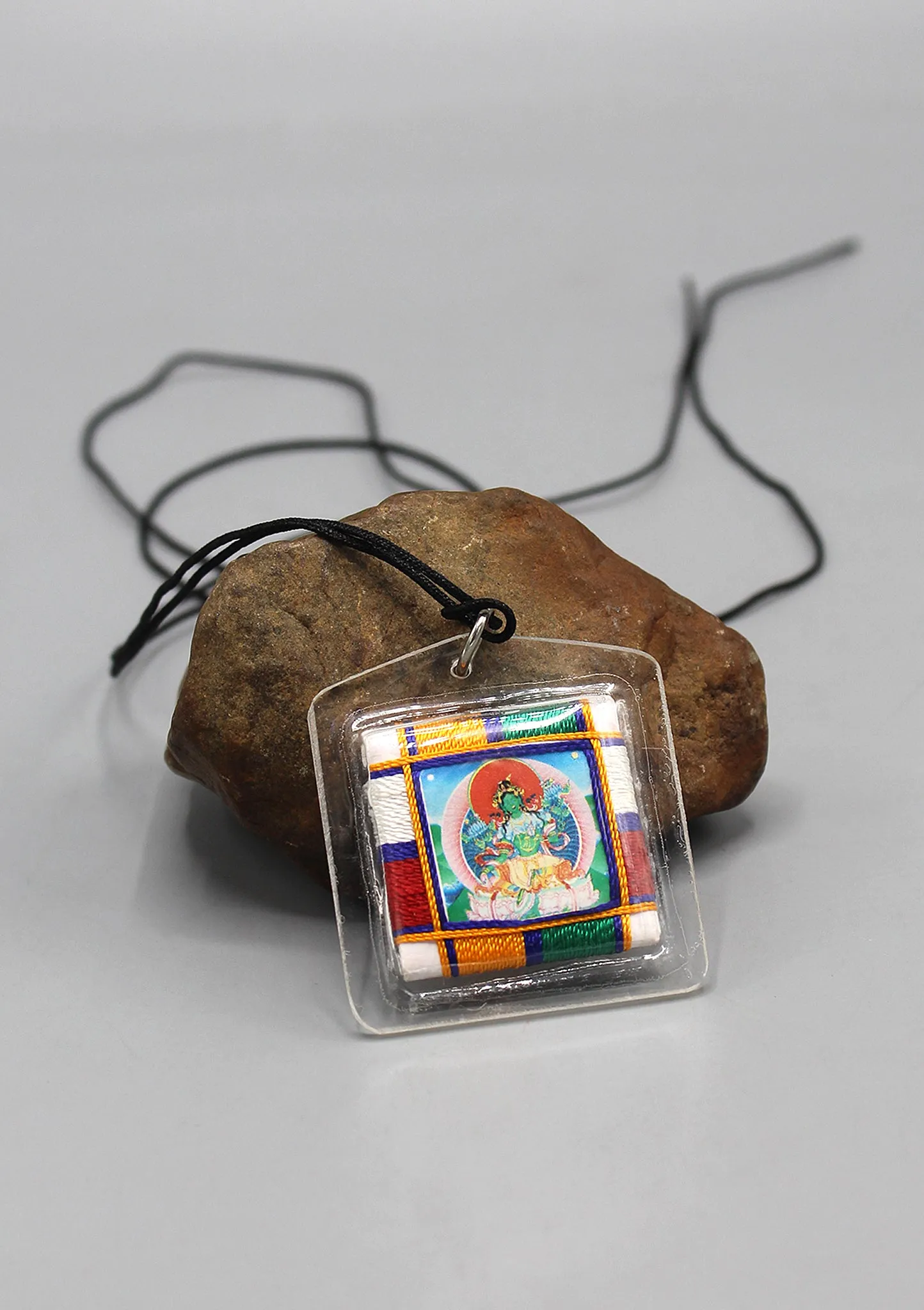 Green Tara Sungkhor Butti Amulet