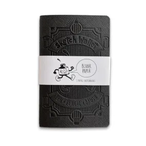 Inky's Original Blank Paper Sketchbooks 3pk