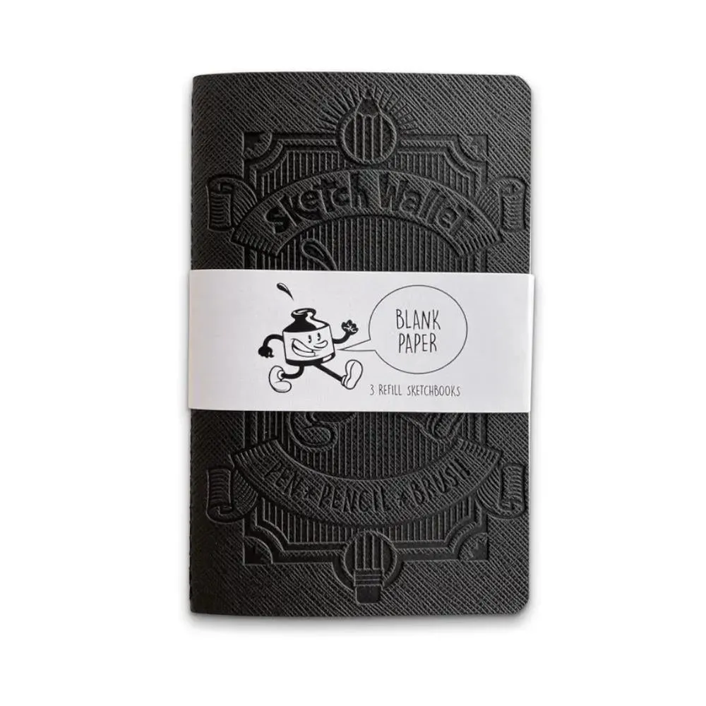 Inky's Original Blank Paper Sketchbooks 3pk