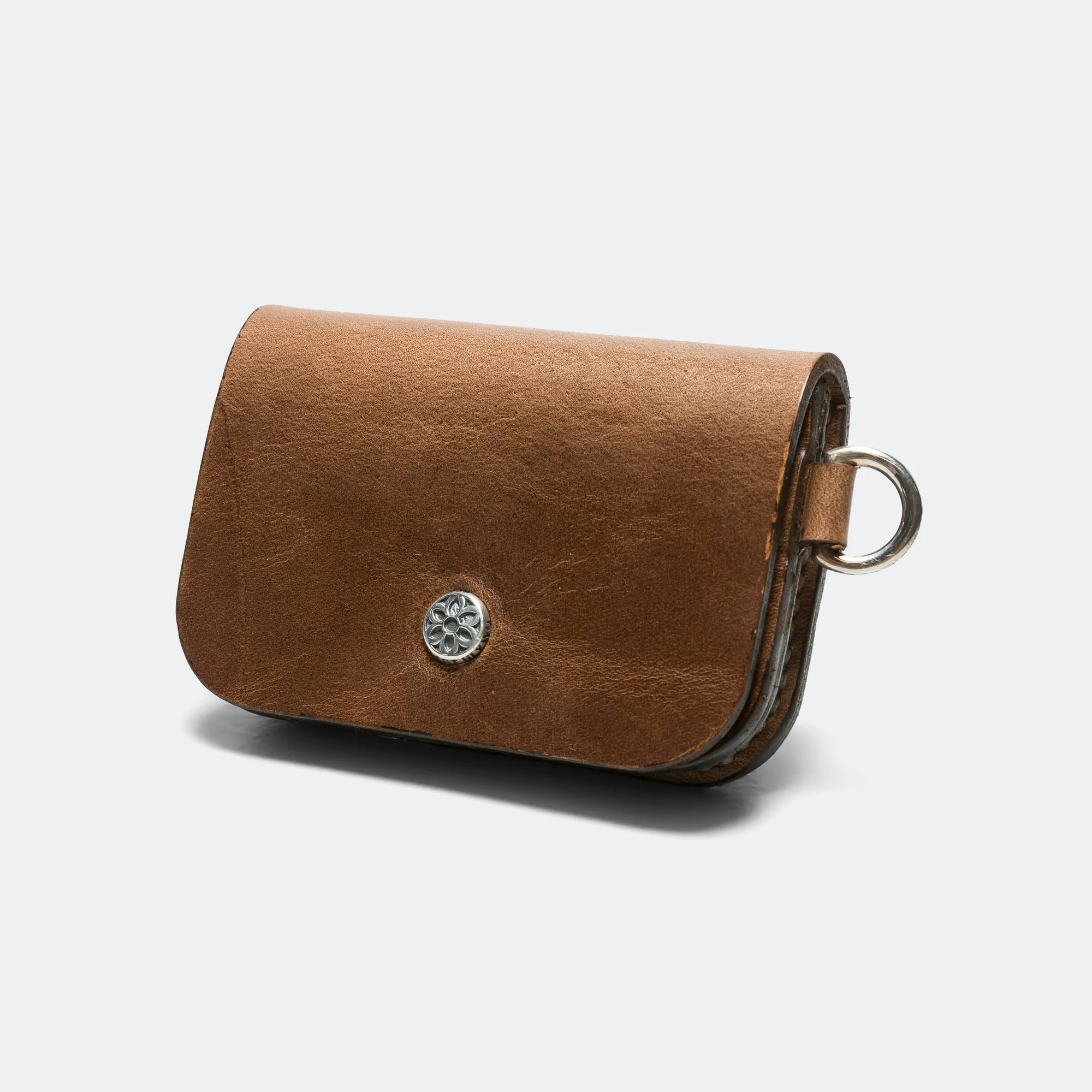 Leather Card Satchel - Brown/Horse