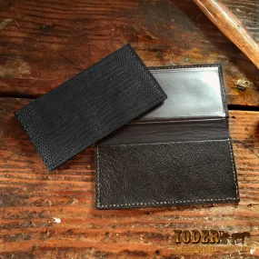 Lizard Black Checkbook