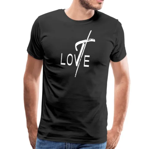 Love Graphic Text Mens T-Shirt