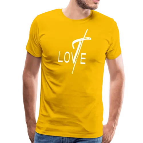 Love Graphic Text Mens T-Shirt