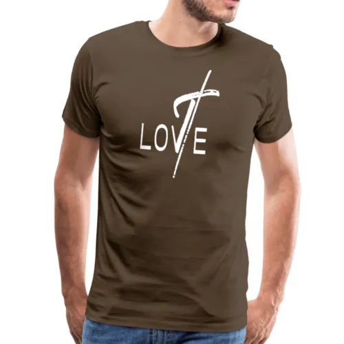 Love Graphic Text Mens T-Shirt