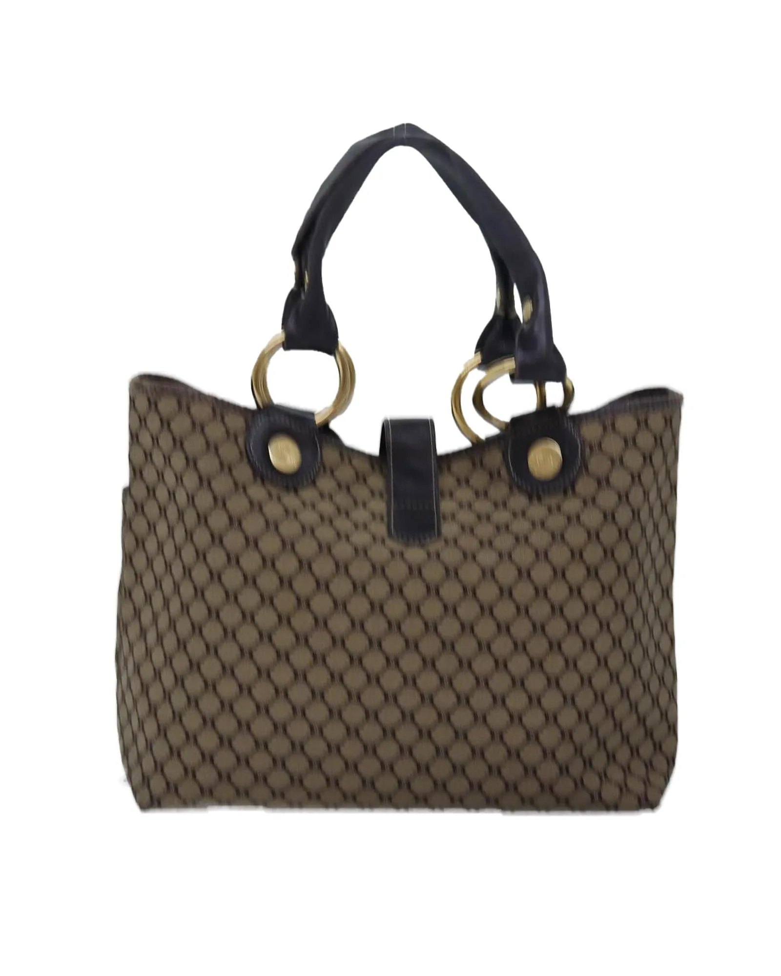 Macadam Canvas Hand Bag with Handle