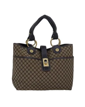 Macadam Canvas Hand Bag with Handle