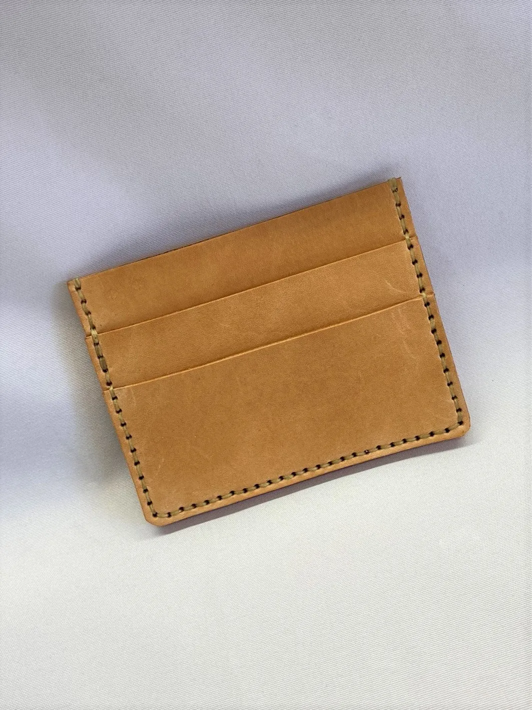 Money Clip Wallet, Black or Natural Tan