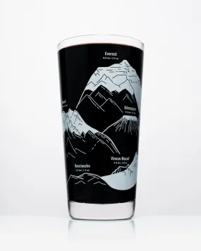 Mountain Peaks of the World Beer Glass (12 oz)
