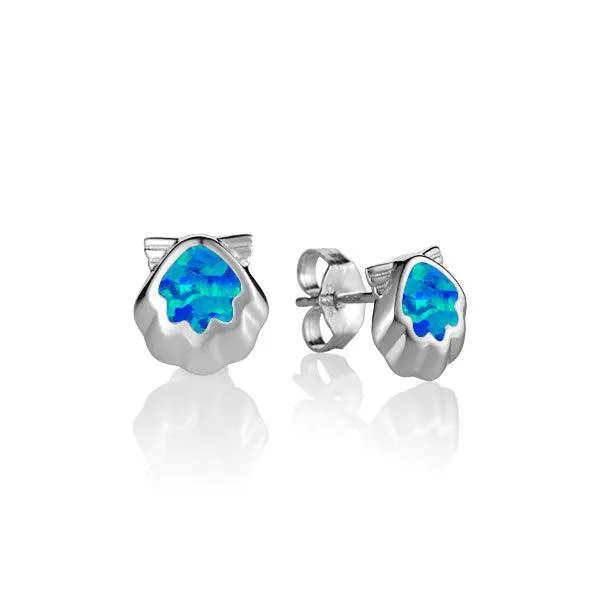 Opal Sunrise Shell Earrings