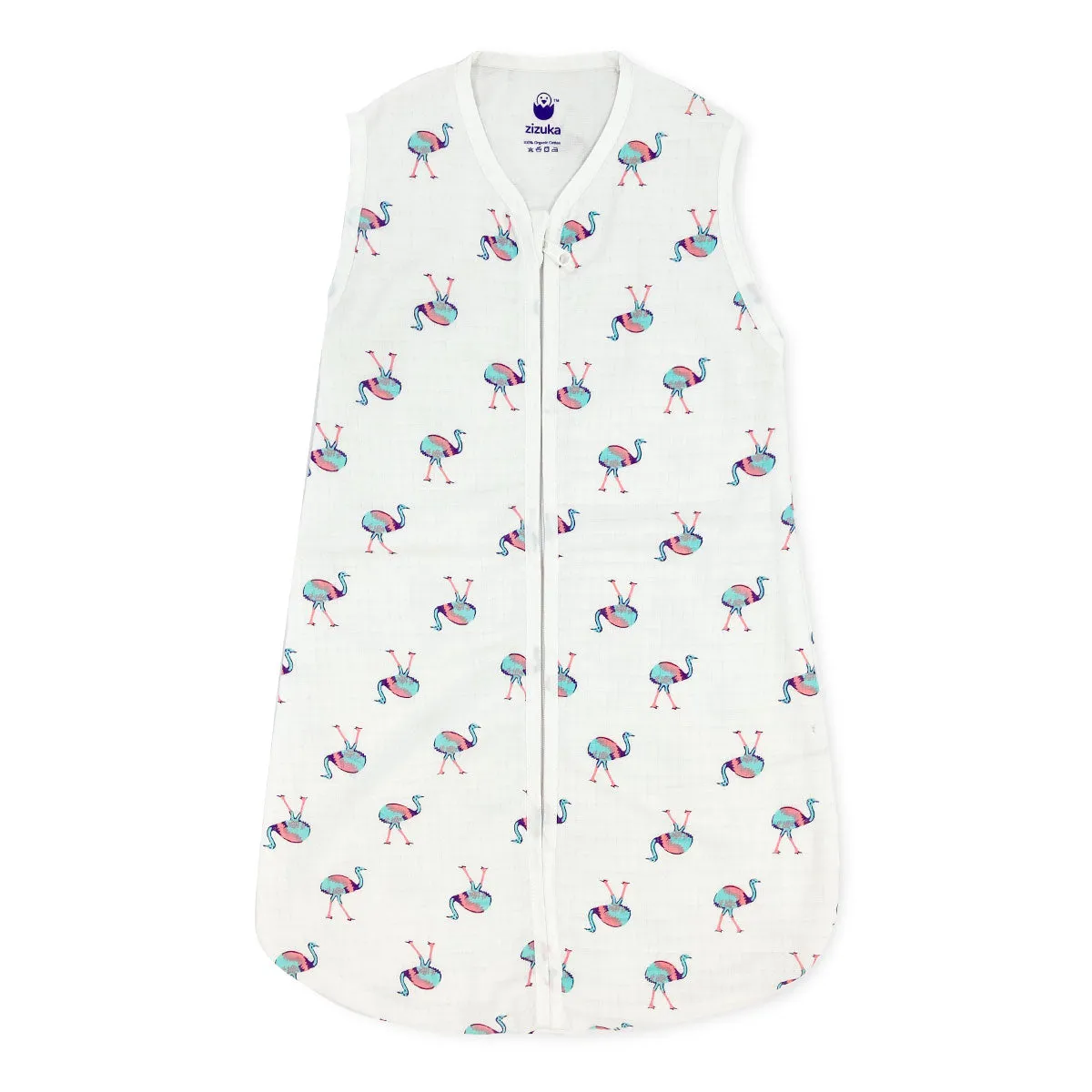 Organic Muslin Baby Sleeping Bag -Emu