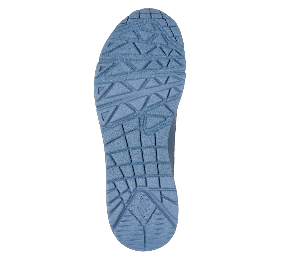 Pantofi sport, dama, SKECHERS UNO-GALACTIC GAL 177104-SLT albastru, piele ecologica