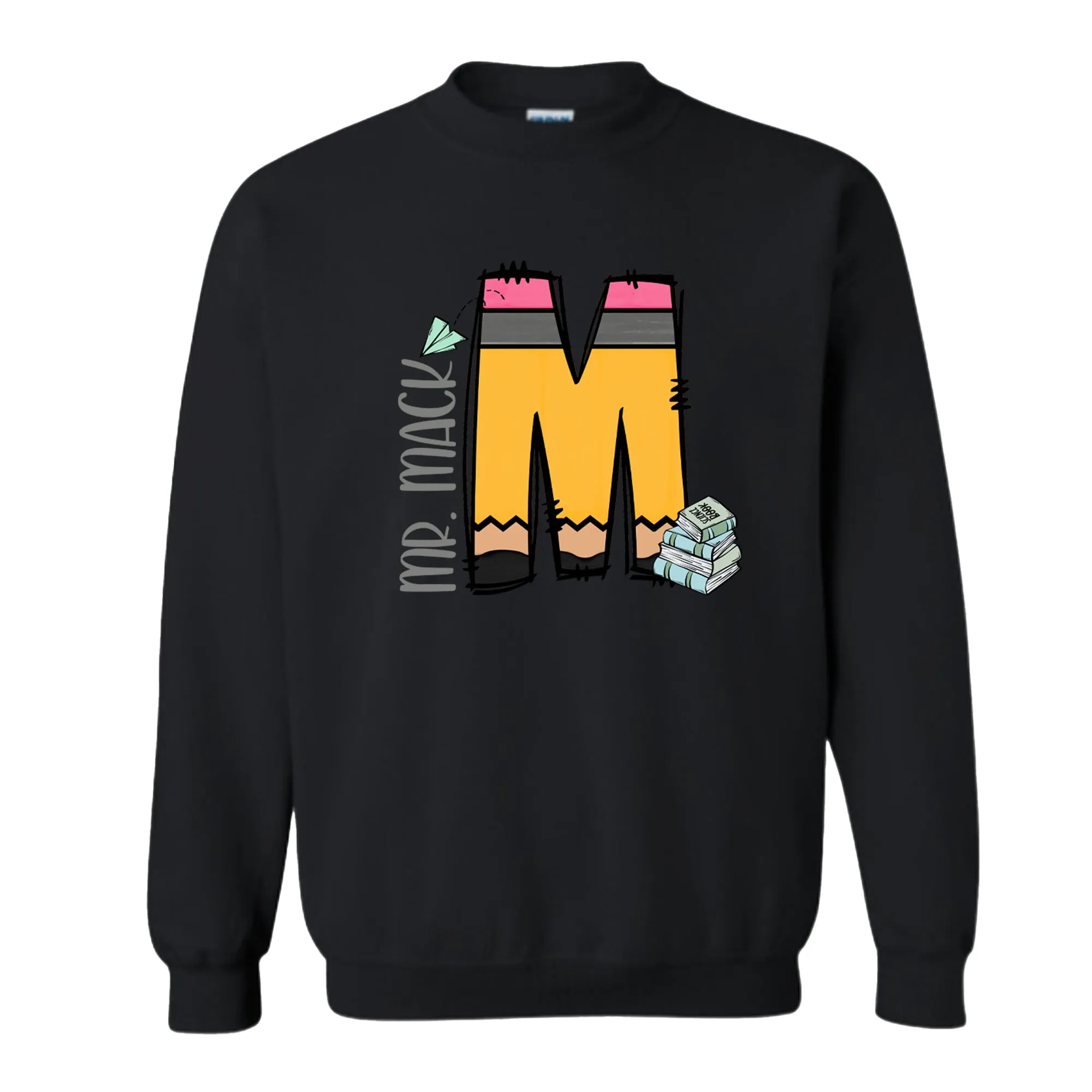 Pencil Letter (Books) - CREWNECK - Youth and Adult